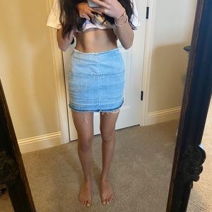 Pacsun Jean Mini Skirt
